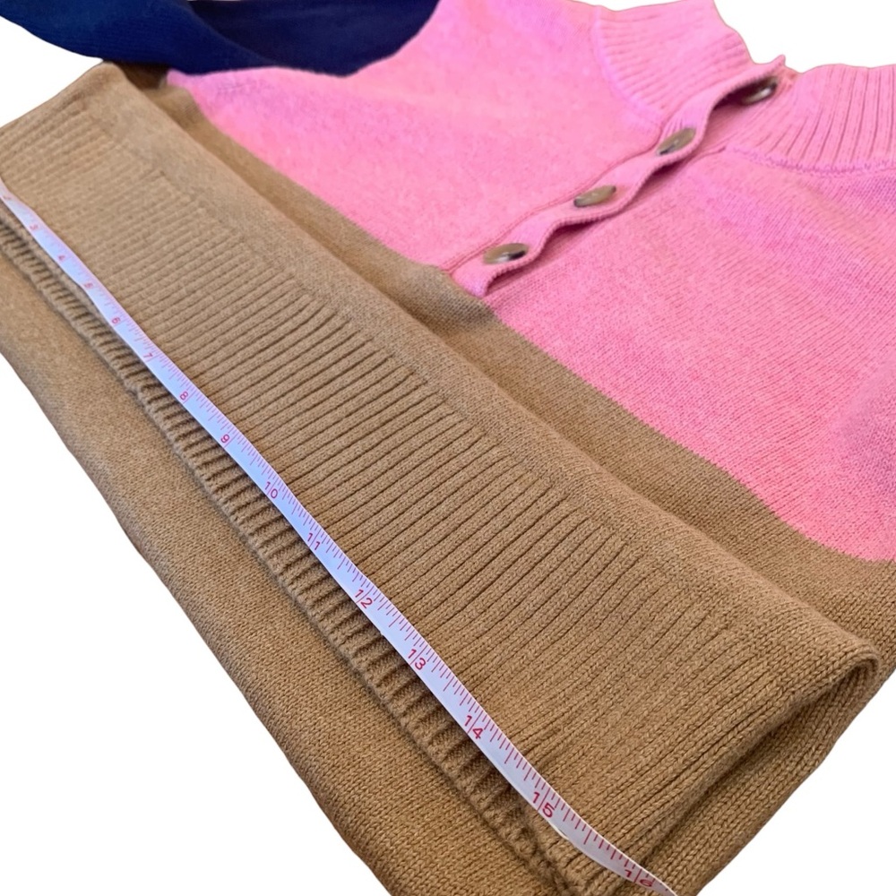 J.Crew Colorblock Sweater XS Preppy Coastal Country Club Golf Tennis Pullover - Picture 8 of 12